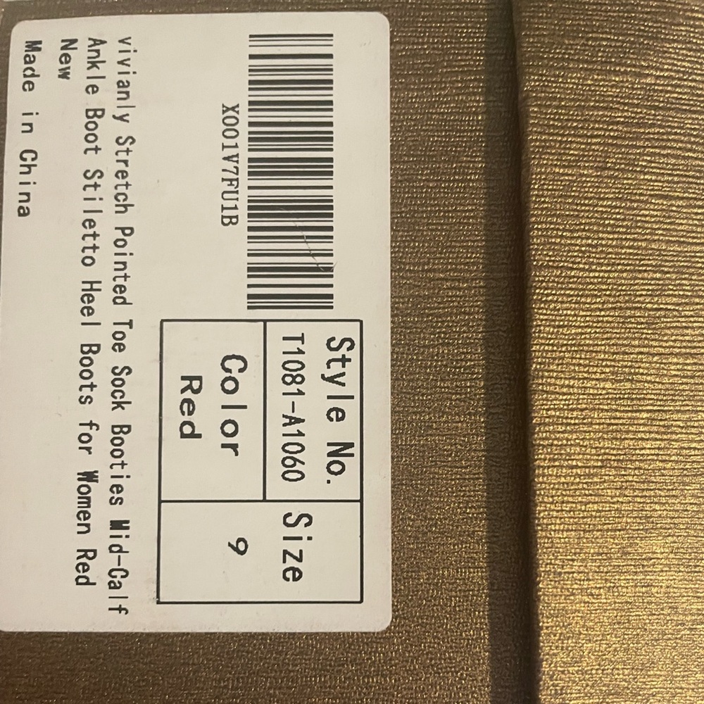 Vivianly Stretch Pointed Toe Sock Booties - image 4